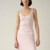 Apparel * | White + Warren Cotton Silk Tank Color Shop Light Blush