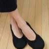 Apparel * | White + Warren Lounge Cashmere Ballet Slipper Black