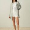 Apparel * | White + Warren Essential Cashmere Trapeze Cardigan Cardigans Faded Agave