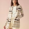 Apparel * | White + Warren Luxe Cashmere Striped Cardigan Neutral Combo